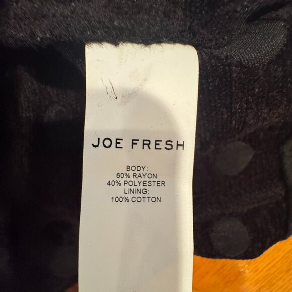 NWT Joe Fresh Women's Polk Dot Black Sleeveless Dress Size 12 - Picture 7 of 10